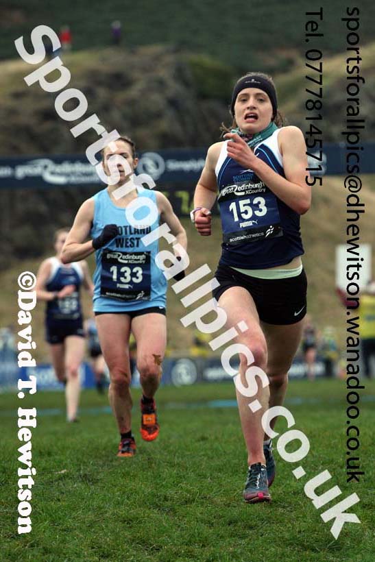 Senior and junior womens Inter-District, 2017 Great Edinburgh Cross Country. Photo: David T. Hewitson/Sports for All PIcs